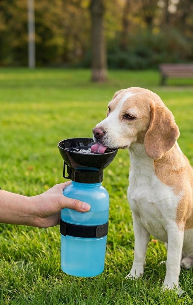 Botella de agua portátil para mascota